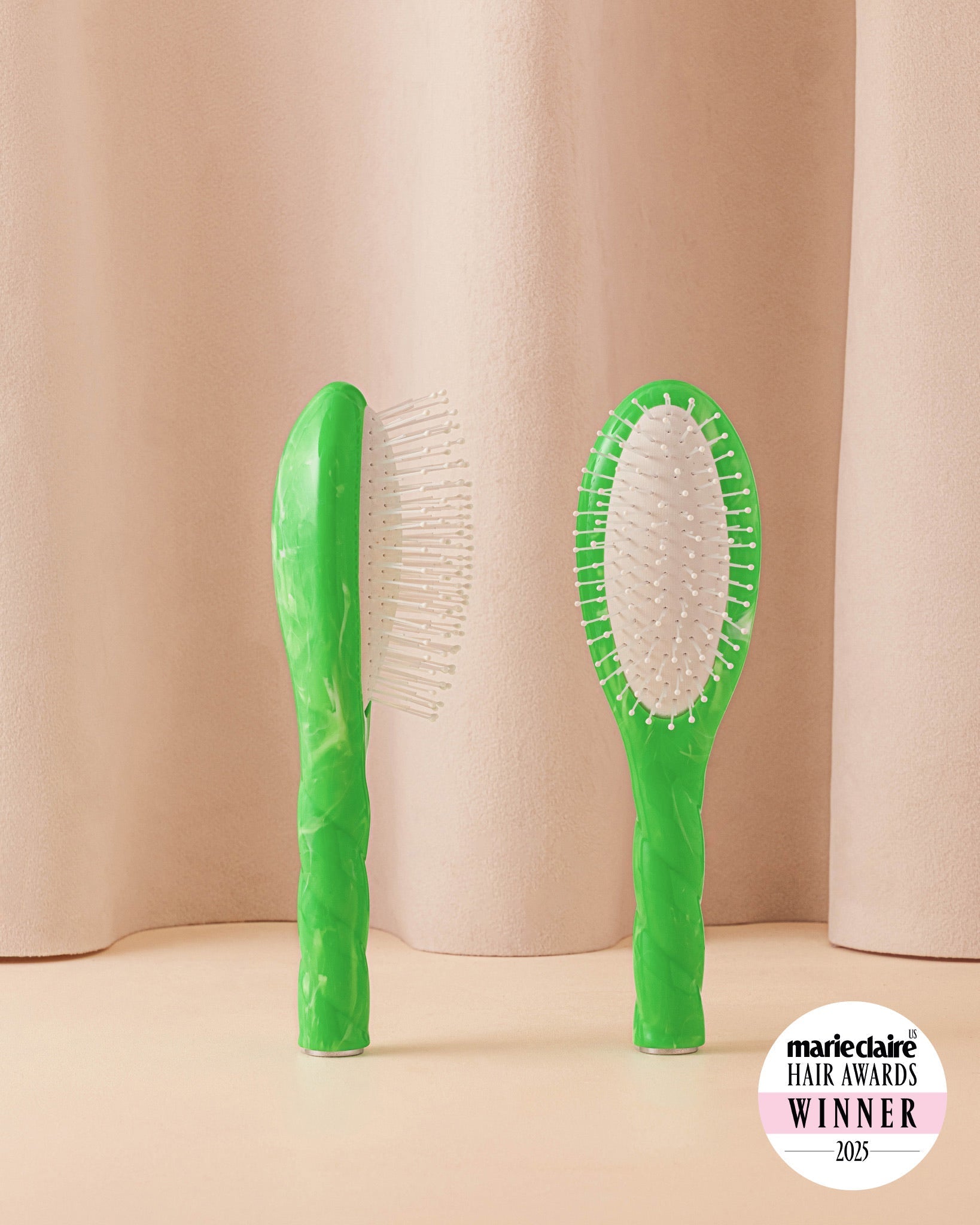 Roseanna x La Bonne Brosse N.04 La Petite Brosse Démêlante & Massante La Miracle Salty Gelato Vert