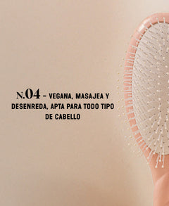 N.04 La Brosse Démêlante & Massante La Miracle Rose Poudré